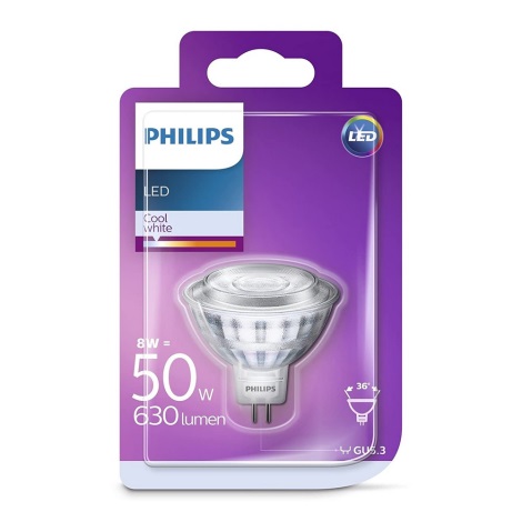 LED Glühbirne Philips GU5,3/8W/12V 4000K
