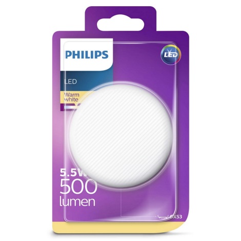 LED-Glühbirne Philips GX53/5,5W/230V