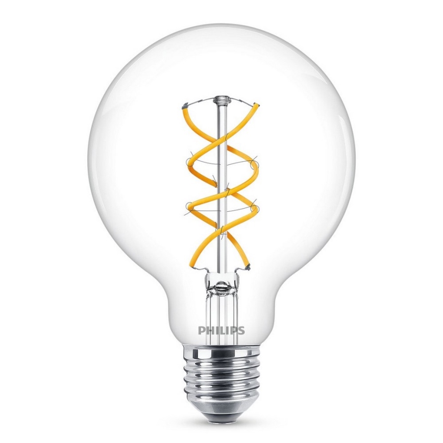 LED Glühbirne Philips VINTAGE G95 E27/5W/230V 2200K