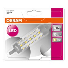 LED Glühbirne R7s/6.5W/230V 2,700K length 118mm - Osram