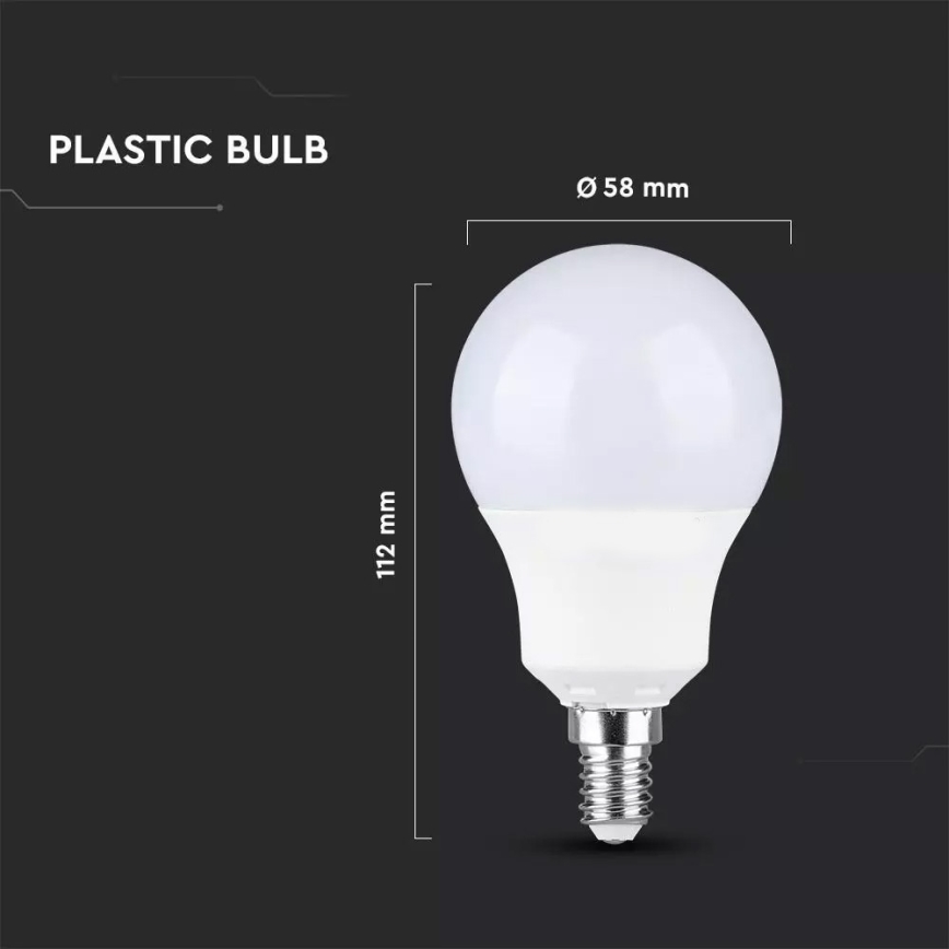 LED Glühbirne SAMSUNG CHIP A60 E14/9W/230V 3000K