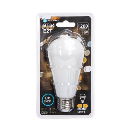 LED-Glühbirne ST64 E27/10W/230V 320° 6500K - Aigostar