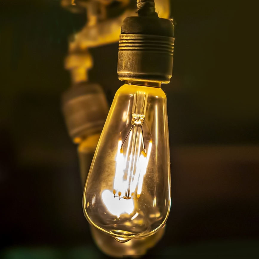 LED Glühbirne ST64 E27/6W/230V 2200K - Aigostar