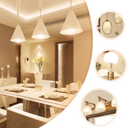 LED-Glühbirne ST64 E27/8W/230V 2700K - Aigostar