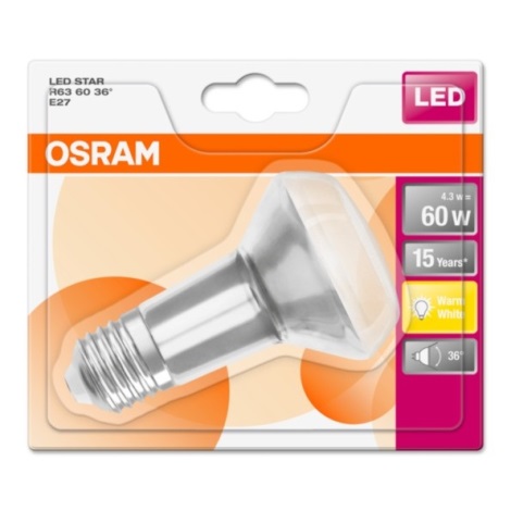 LED Glühbirne STAR E27/4,3W/230V 2700K - Osram