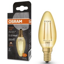 LED-Glühbirne VINTAGE E14/2,5W/230V 2400K - Osram