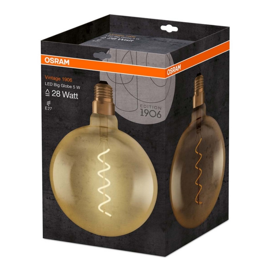 LED Glühbirne VINTAGE E27/5W/230V - Osram
