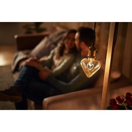 LED-Glühbirne VINTAGE Philips E27/2,3W/230V 2000K