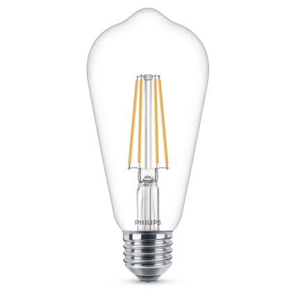 LED Glühbirne VINTAGE Philips ST64 E27/7W/230V 2700K