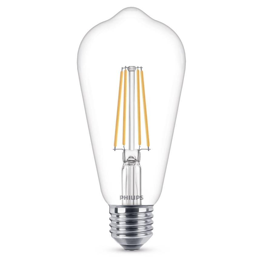 LED Glühbirne VINTAGE Philips ST64 E27/7W/230V 2700K