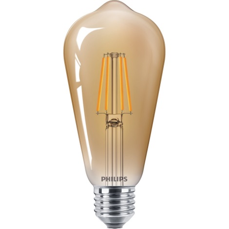 LED Glühbirne VINTAGE Philips ST65 E27/4W/230V 2,500K
