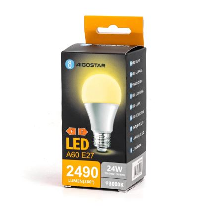 LED-Glühlampe A60 E27/24W/230V 3000K - Aigostar