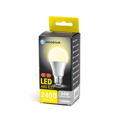 LED-Glühlampe A60 E27/24W/230V 4000K - Aigostar