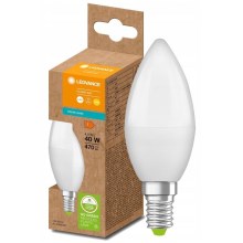 LED-Glühlampe aus recyceltem Kunststoff B40 E14/4,9W/230V 2700K - Ledvance
