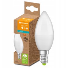 LED-Glühlampe aus recyceltem Kunststoff B40 E14/4,9W/230V 4000K - Ledvance