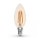 LED-Glühlampe CLASIC AMBER C35 E14/5W/230V 2200K -  Brilagi