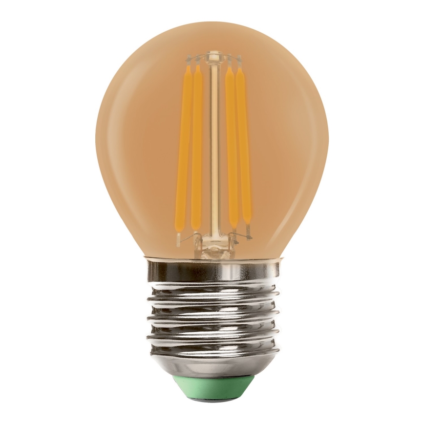 LED-Glühlampe CLASIC AMBER G45 E27/4W/230V 2200K -  Brilagi