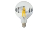 LED Glühlampe DECOR MIRROR G125 E27/12W/230V silber