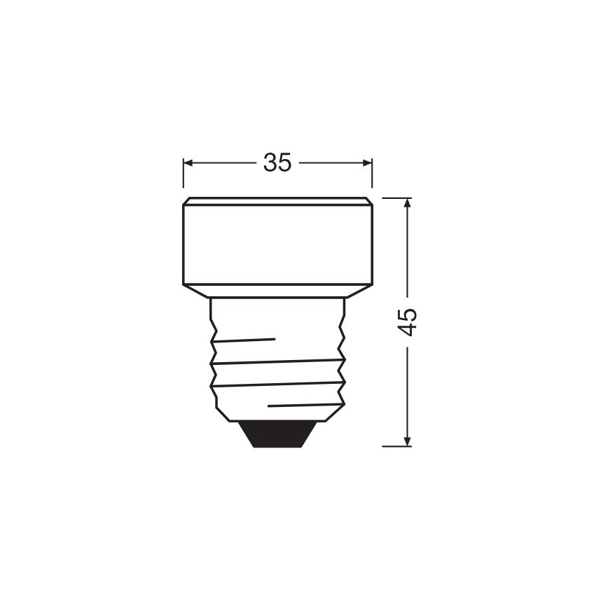 LED-Glühlampe E27/3,5W/230V 2700K - Osram