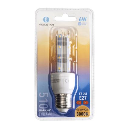 LED-Glühlampe E27/6W/230V 3000K - Aigostar