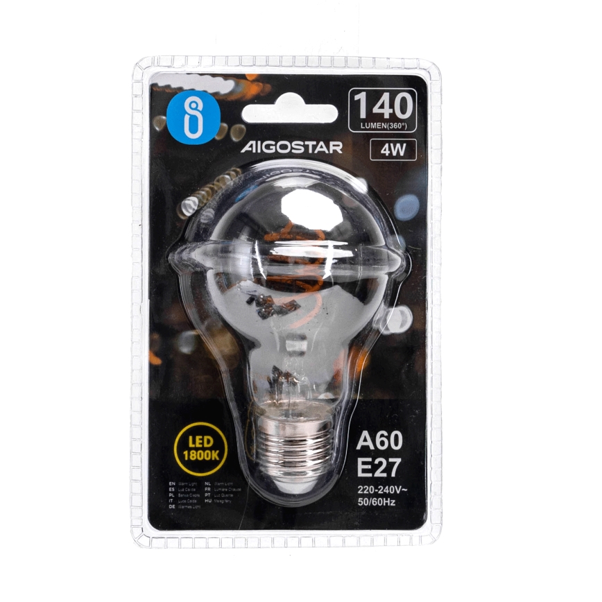 LED-Glühlampe FILAMENT A60 E27/4W/230V 1800K - Aigostar