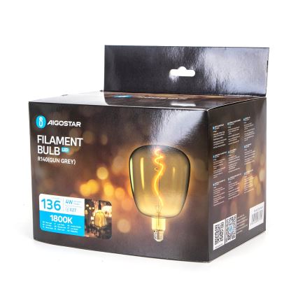 LED-Glühlampe FILAMENT E27/4W/230V 1800K - Aigostar