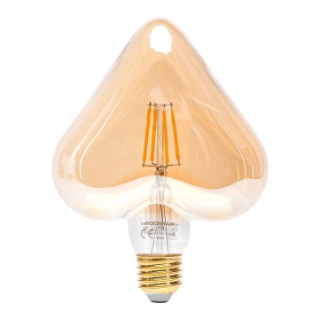 LED-Glühlampe FILAMENT E27/4W/230V 1800K Herz - Aigostar