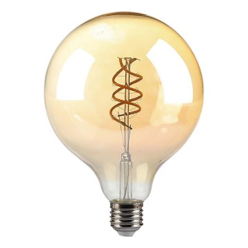 LED-Glühlampe FILAMENT G125 E27/6W/230V 1800K