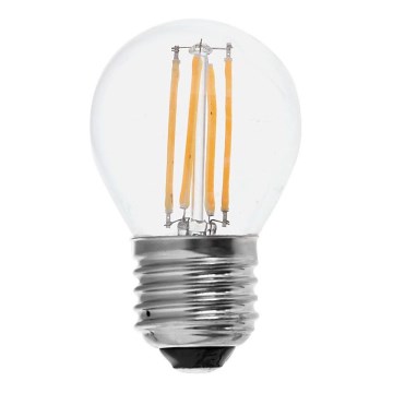 LED-Glühlampe FILAMENT G45 E27/6W/230V 6500K