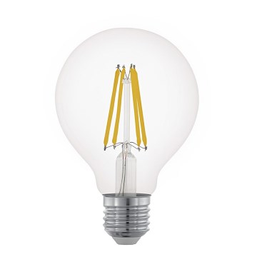 LAES Eco Halogen Glühbirne Globe G80 42W fast wie 60W E27 klar Glühlampe  dimmbar