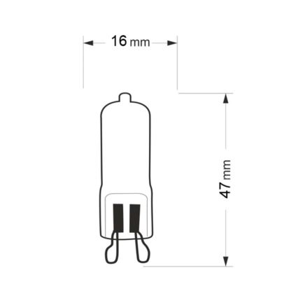 LED-Glühlampe G9/2,5W/230V 3000K