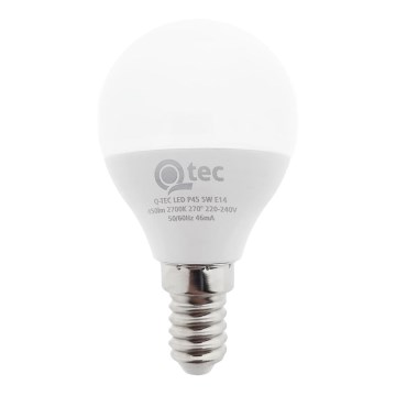 LED-Glühlampe Qtec P45 E14/5W/230V 2700K