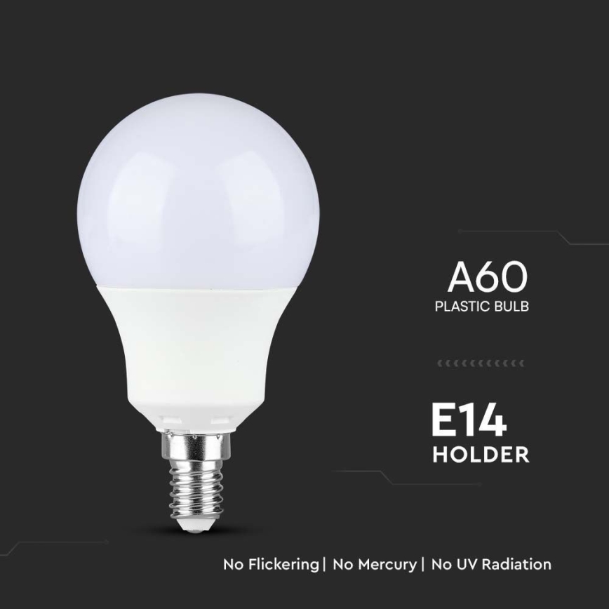 LED-Glühlampe SAMSUNG CHIP A60 E14/8,5W/230V 6500K