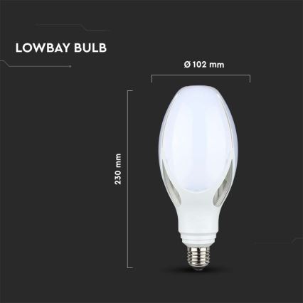 LED-Glühlampe SAMSUNG CHIP E27/36W/230V 6500K