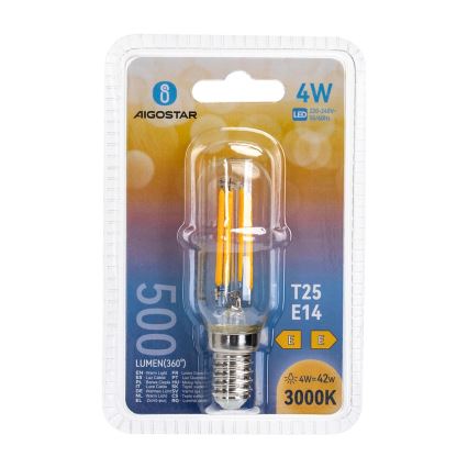 LED-Glühlampe T25 E14/4W/230V 3000K - Aigostar