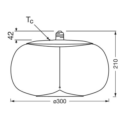 LED-Glühlampe VINTAGE FILAMENT E27/4W/230V 1800K rauchig - Osram