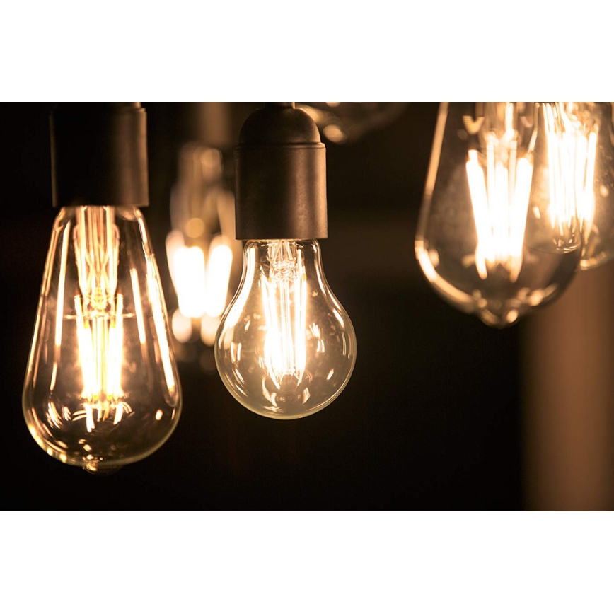 LED-Glühlampe VINTAGE Philips ST64 E27/7W/230V 1800K