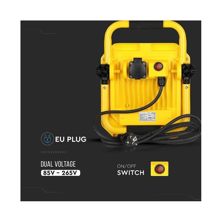 LED-Handscheinwerfer SAMSUNG CHIP LED/50W/230V 4000K IP44