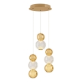 LED Hängelampe CREMONA LED/17W/230V 3000K gold