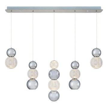 LED Hängelampe CREMONA LED/27W/230V 3000K matt verchromt