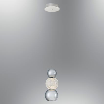 LED Hängelampe CREMONA LED/5W/230V 3000K mattes Chrom