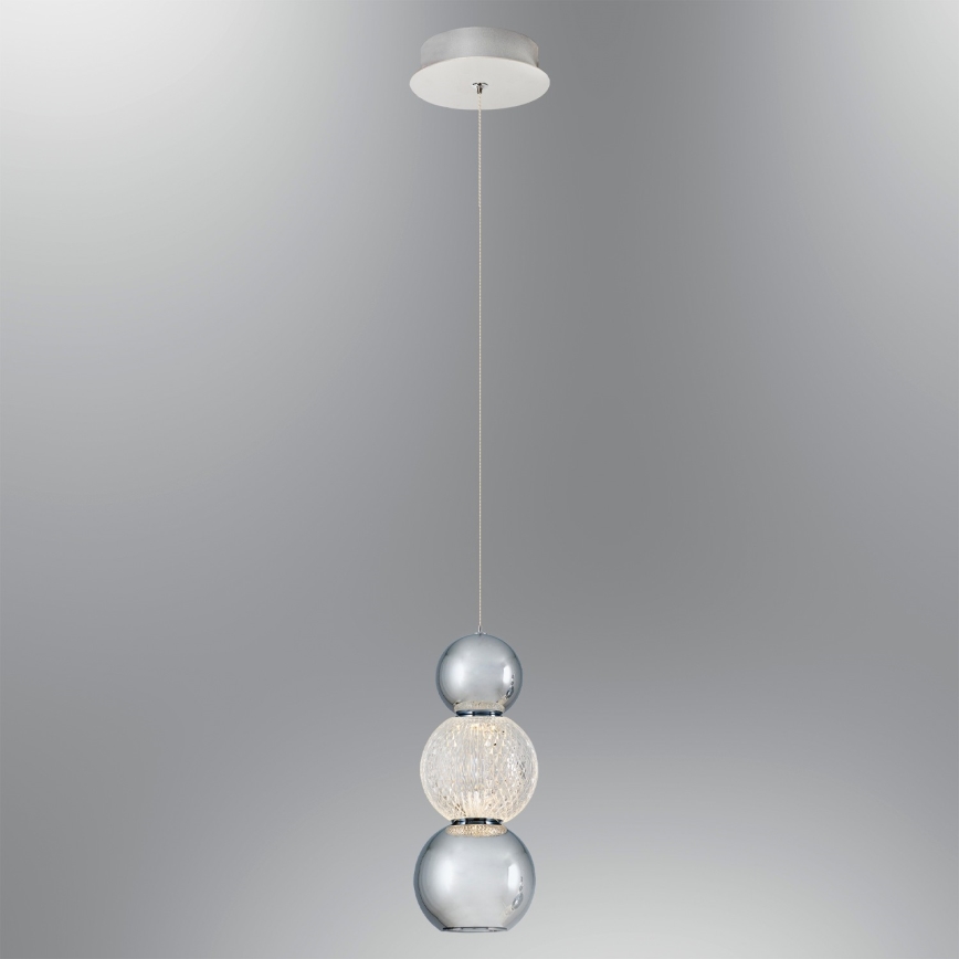 LED Hängelampe CREMONA LED/5W/230V 3000K mattes Chrom