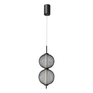 LED-Hängelampe PUMA LED/10W/230V Ø 14 cm schwarz