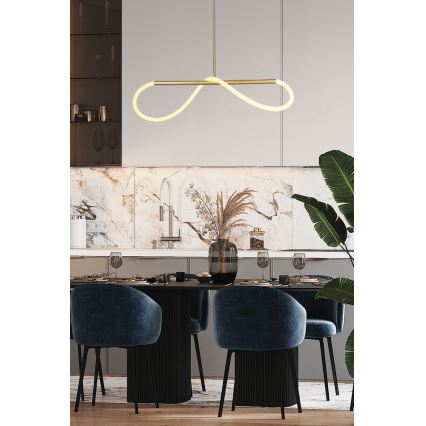 LED-Hängelampe SUPREME LED/18W/230V 80 cm gold