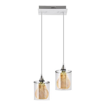 LED-Hängeleuchte 2xLED/5W/230V weiß/klar
