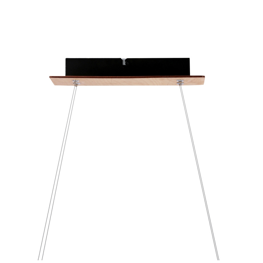 LED-Hängeleuchte an Drahtseil SENTO LED/19W/230V Holz