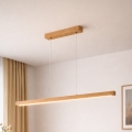 LED-Hängeleuchte an Drahtseil VERDE LED/18W/230V 3000K 106 cm Eiche