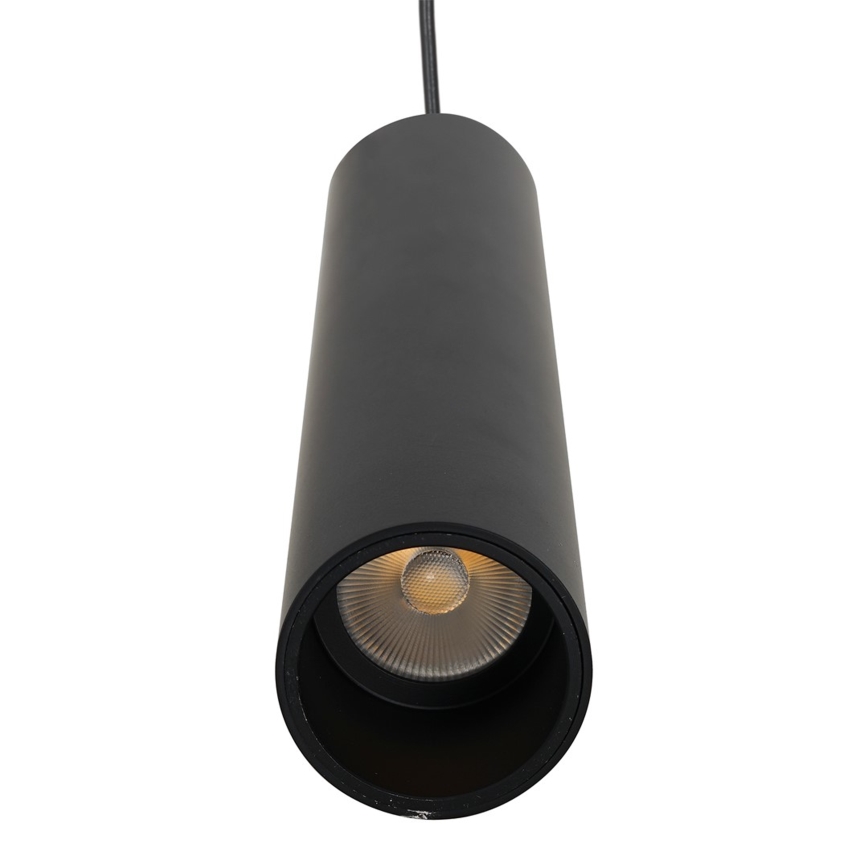 LED-Hängeleuchte an einer Schnur für Schienensystem MAGNETIC TRACK LED/7W/48V schwarz