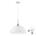 LED-Hängeleuchte an Kabel 1xE27/60W/230V weiß/klar