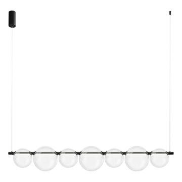 LED-Hängeleuchte an Kabel ATOLA LED/19W/230V schwarz/transparent